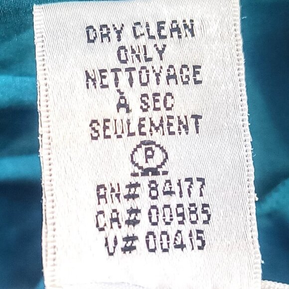 Diane Von Furstenberg Graciela Teal Blue Silk Wrap Blouse - Picture 7 of 7